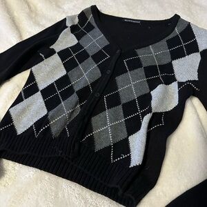 argyle sweater🩶